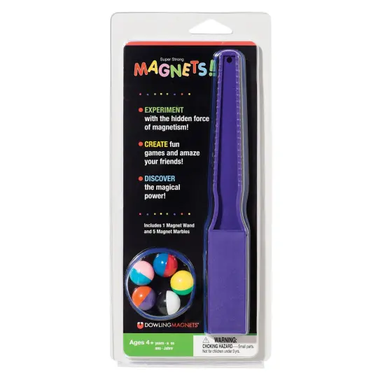 Magnet Wand & 5 Magnet Marbles {1}