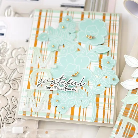 Pinkfresh Studio Clear Stamp Set 4"X6"-Never Give Up {3}