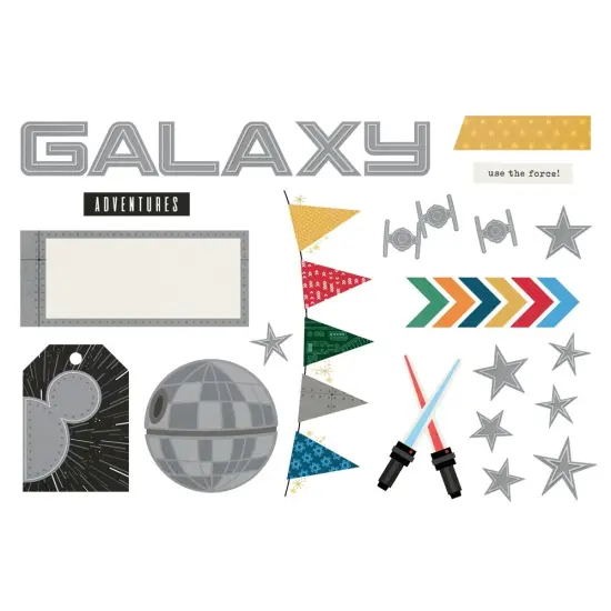 Simple Stories Simple Pages Page Pieces-Say Cheese Galaxy {3}