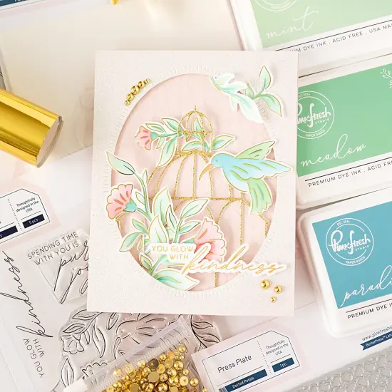 Pinkfresh Studio Clear Stamp Set 4"X6"-Pure Joy {4}