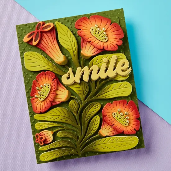 Spellbinders Etched Dies-Fresh Picked Angel Trumpets {5}