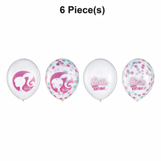 Barbie Dream Together Happy Birthday 12" Latex Balloons 6 Pc. {1}