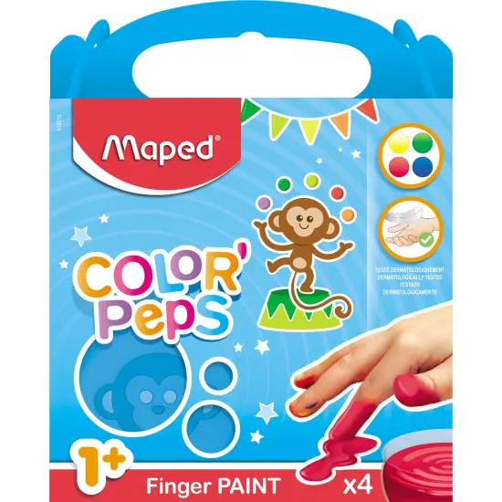 Color'Peps My First Premium Finger Paint, Pack of 4 {1}