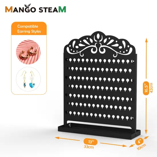 Mango Steam Slim Profile Wall-Mounted Jewelry & Earring Organizer {2}