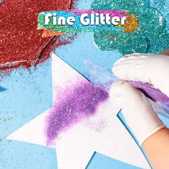 Fine Glitter, YGDZ 300g 60 Colors Extra Fine Craft Resin Glitter Packs {4}