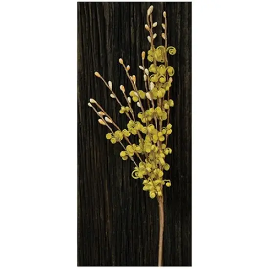 12.25"Long Yellow Curly Q Pick With Pips Perfect for Seasonal Decor {2}