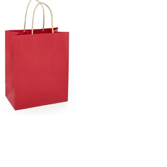 Modest Kraft Tinted Shopping Bags 5.5" x 3.25" x 8.375" {4}