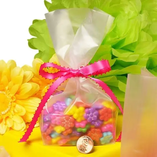 Small Frosted Plastic SOS Bags 3'' x 2'' x 7'' {6}