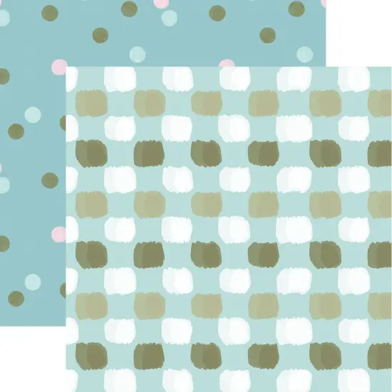 BABY BOY PATTERN 12 X12 SCRAPBOOK PAPER SET {5}