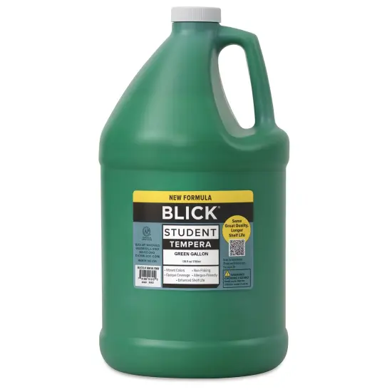 Blick Student Tempera Paint - Green, 128 oz bottle {2}