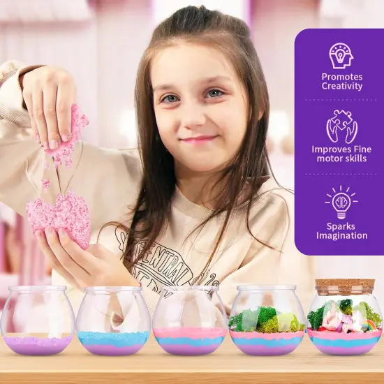 Unicorn Gifts for Girls 4-12 Years Old, Unicorn Crafts Kit for Kids, Light Up Unicorn Decoration with Remote Control - Arts and Crafts for Kids, Birthday Gifts Toys for Girls Age 4 5 6 7 8 9 10 11 12 {3}