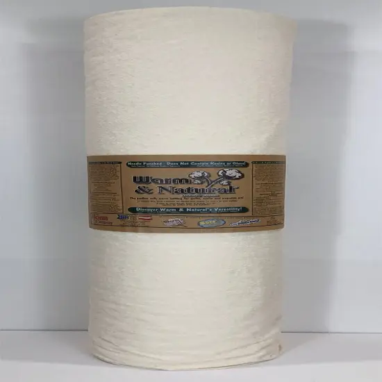 The Warm Company Warm & Natural 90" x 20 YD Cotton Batting - Premium Quilting & Crafting Batting, Ideal for Quilts, Sewing & More {1}