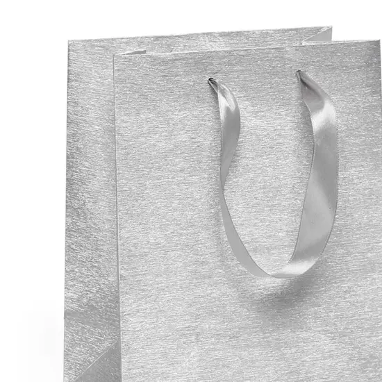 Metallic Euro Totes Brushed Finish 10 1/4'' X 4 3/4'' X 12 5/8'' Retail {4}