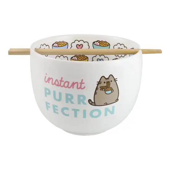 Pusheen Instant Purrfection Ramen Bowl with Chopsticks {1}