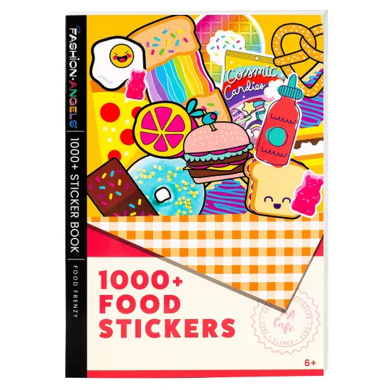 Fashion Angels: Sticker Book Bundle - 4 Pack - Includes 4,000+ Stickers In Fun & Colorful Themes, Cute-Food-Photographs-Animals, Girls-Tweens-Kids 6+ {6}