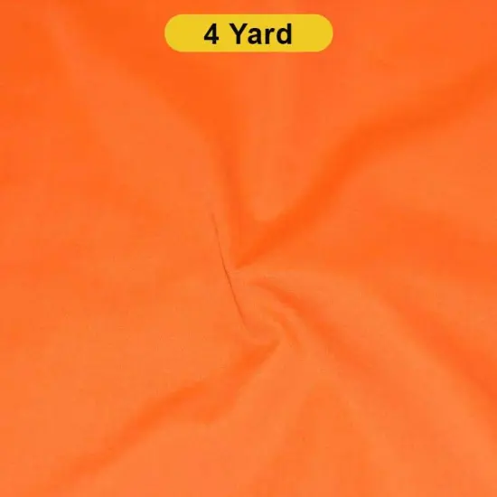 Polyester Cotton Broadcloth Fabric 60" Wide Multiple Colors Orange {1}