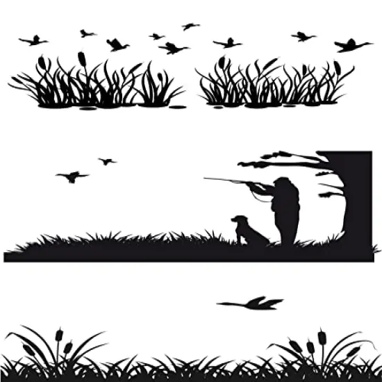 Duck Hunter Print Birthday Border Cake Side Strips {1}