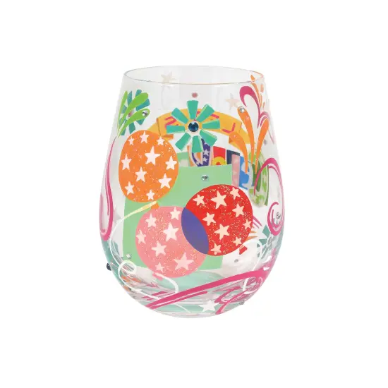 Enesco Lolita Let's Celebrate Stemless Wine Glass {3}