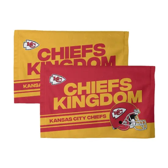 NFL Kansas City Chiefs Play Action Fan Towel 2 Pack 16 x 25 Inches {1}