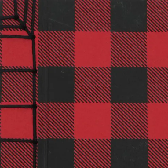 Checkered Notebook Red - Pack of 6 {4}