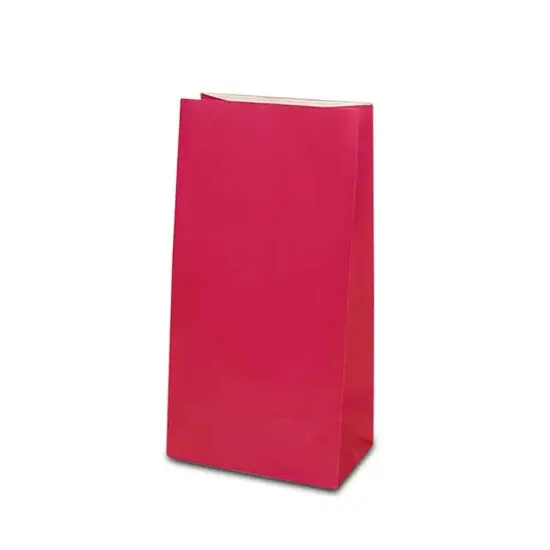 Colored Paper Gift Bags 5'' x 3 1/8'' x 9 5/8'' Design {2}