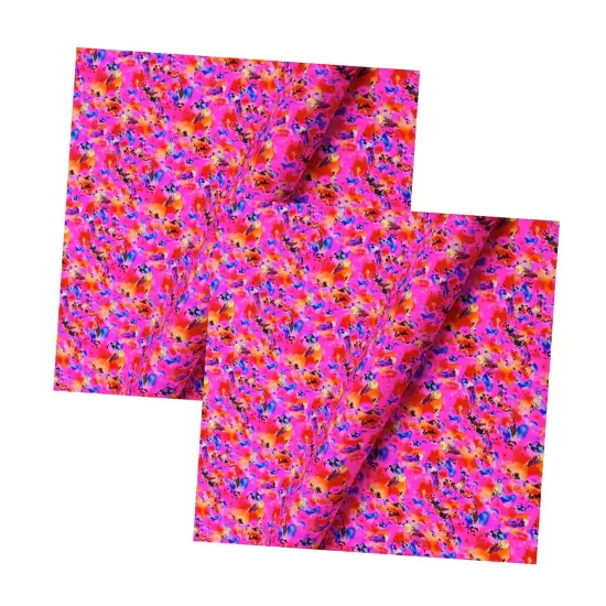 Cosmic Lava Printed Spandex Fabric {1}