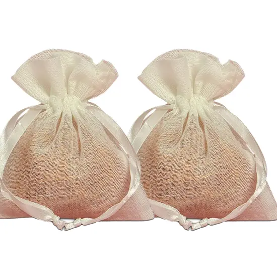 Eco-Friendly Muslin Bags 6" x 9" Reusable Pouches for Gifts {5}