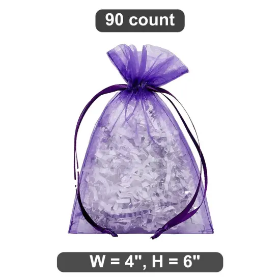 4&rdquo; x 6&rdquo; Organza Bags Stylish Party Favor Packaging {1}