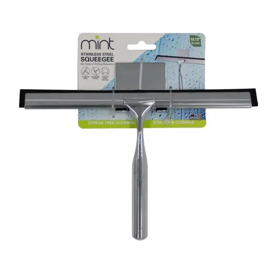 2 PACK - 10" Shower Squeegee with 3M Hanger Gold {7}