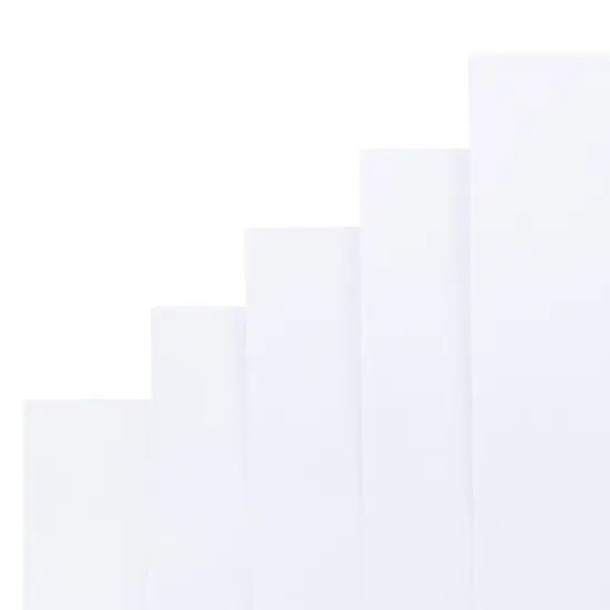 Harmony Hues 65# Cardstock 8.5"X11" 100/Pkg-Brilliant White {6}