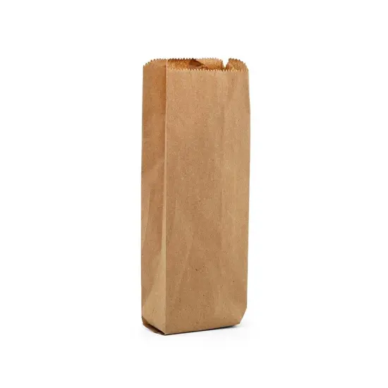 Liquor Bag 4.1/4" x 2" x 16" Versatile and Sturdy Brown {1}