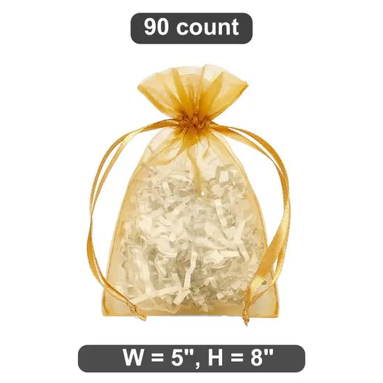 Ideal for Wedding Souvenirs 5" x 8" Organza Bag {1}