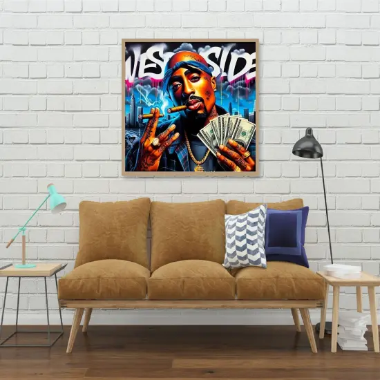 5D DIY Man Holding Cash Diamond Painting Kits for Adults Kids {2}