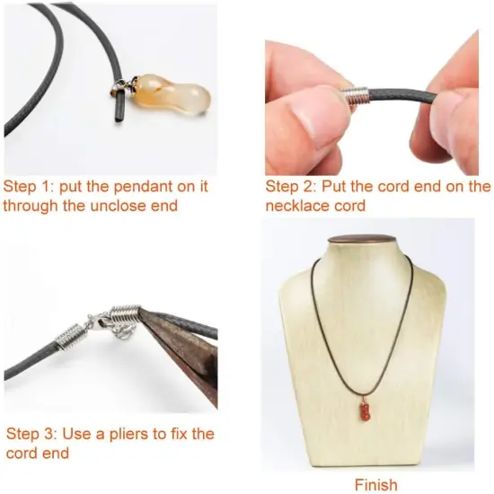 100Pcs Necklace Cord String with Clasp Bulk and Bracelet, Multicolor {5}