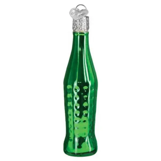Old World Christmas 4.0 Inch Sprite Bottle Tree Ornament , Ornament Pop Cola Refreshing Green {2}
