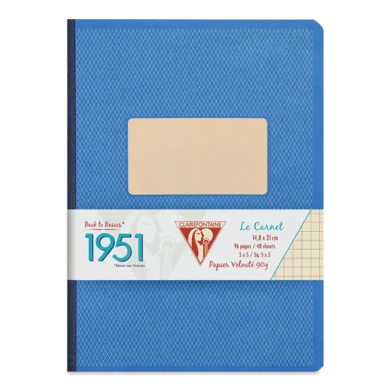 Clairefontaine 1951 Clothbound Notebook - A5, Blue {1}