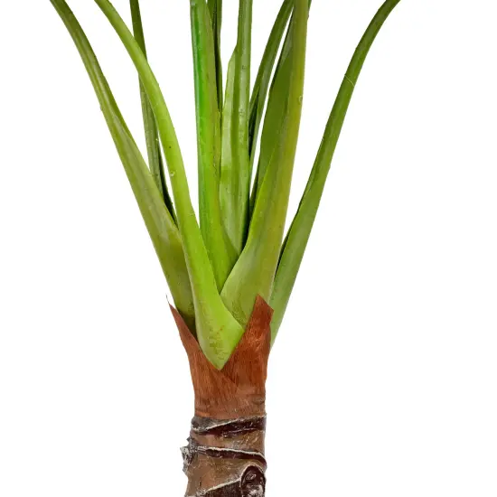 Northlight Potted Green Wide Leaf Taro Artificial Floor Plant - 51" {6}