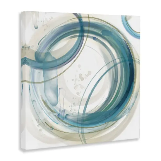 Stupell Industries Centric Overlapping Rings Canvas By Nan {3}