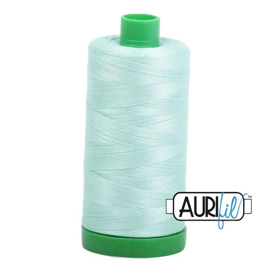 Mint (2830) | 40wt Large Spool (1000M / 1094Y) | Aurifil Thread {1}