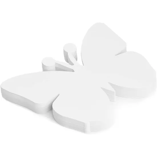Paper Butterfly Cutouts for Crafts (7.5 x 6 In, White, 50 Pack) {3}