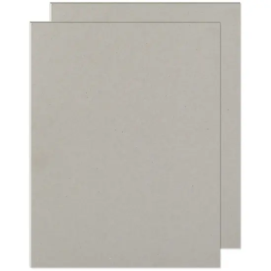 We R Cinch Book Board 8.5"X11" 2/Pkg-Gray Chipboard {2}