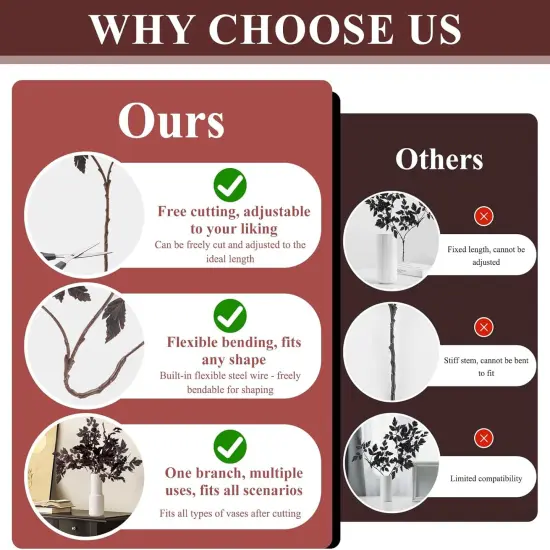 Artificial Cimicifuga Leaf Fall Spray {2}