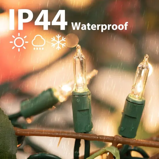 25 Feet Clear Christmas String Lights 100 Count {3}