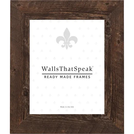 20x30 Picture Frame, American Barn 2 Inch MDF Moulding, Wall Display Frame for Art, Posters, or Photos by wallsthatspeak Brown {1}