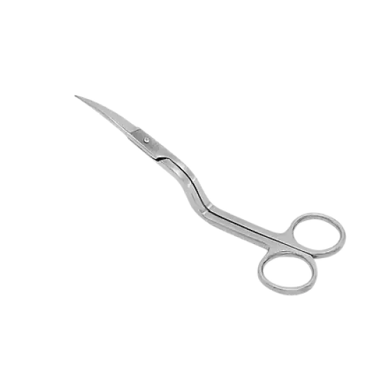 6" Double Curved Machine Embroidery Scissors {3}