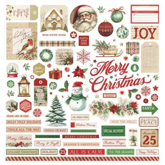 PhotoPlay Christmas Junque 12"X12" Stickers {1}
