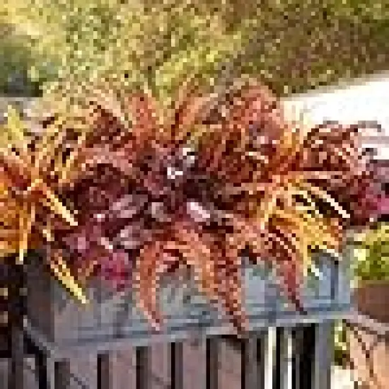 rtificial Fall Plants for Autumn Outdoor Decor Realistic Faux Greenery {3}