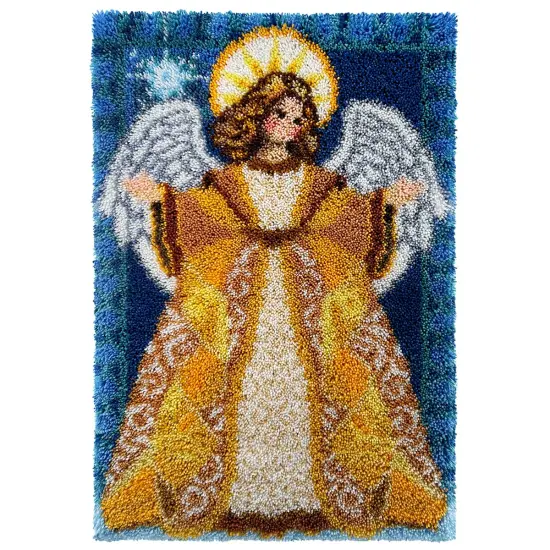 HerrschnersChristmas Messenger Latch Hook Kit Multi {1}