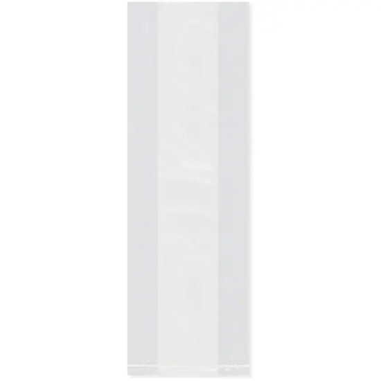 Plymor 4" x 2" x 12" (Pack of 100), 1 Mil Gusseted Plastic Bags {1}