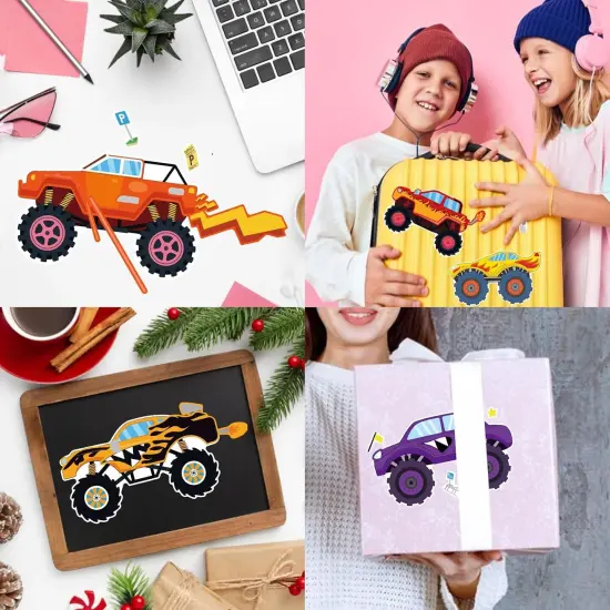 32PCS Monster Truck Stickers {5}